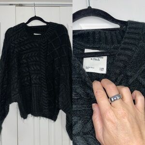Black Abercrombie sweater size S/M